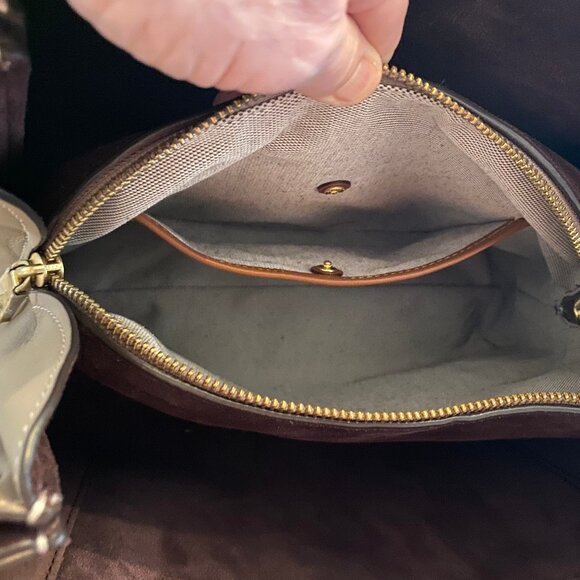 COACH Harmony Shoulder Bag Stone Buffalo Leather Sold Out In Stores 79471 - Picture 12 of 16